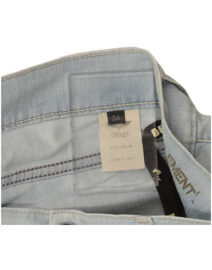 Dekker Blugi Distressed drepte pentru femei W36 L29 Bumbac albastru