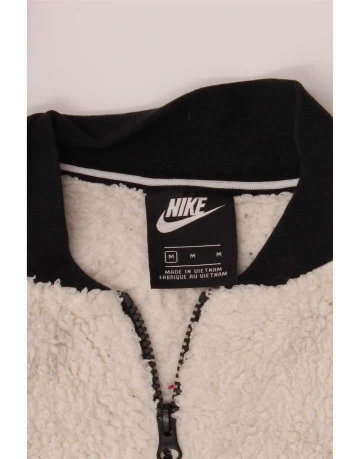 Jachetă fleece pentru femei Nike UK 14, maro mediu, poliester bloc de culoare