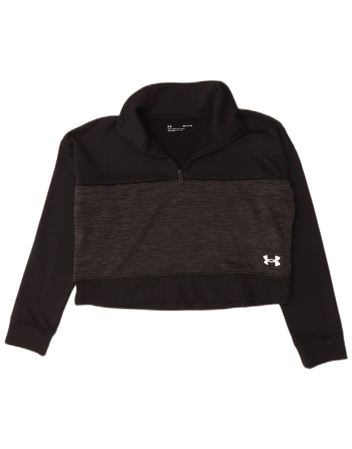 Pulover Oversized Crop pentru femei Under Armour UK 10 Small Black