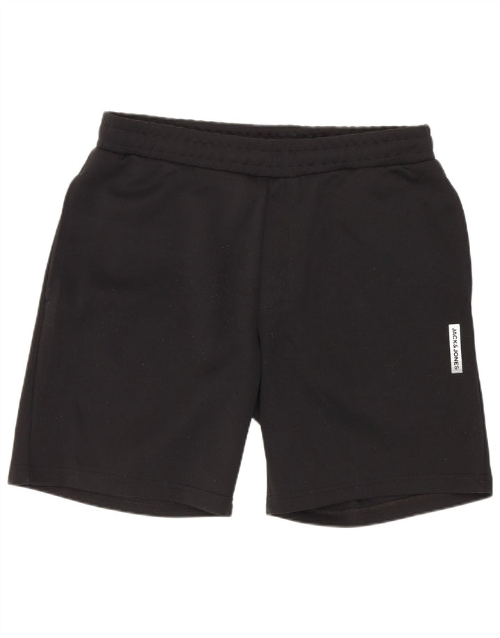 Pantaloni scurți sport obișnuiți pentru bărbați Jack & Jones, poliester mediu negru