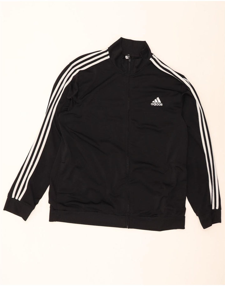 Jachetă de trening pentru bărbați Adidas UK 52/54 XL Poliester negru