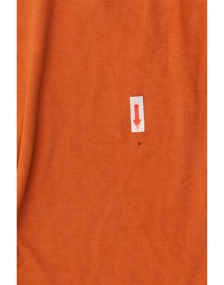 Tricou pentru bărbați Champion Top mare din bumbac portocaliu