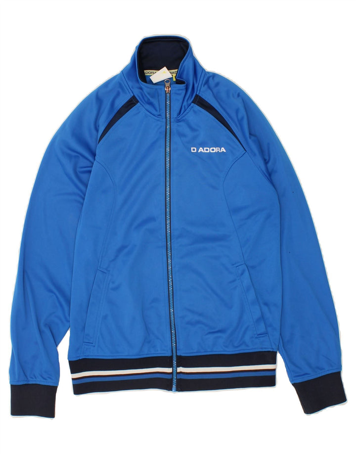 DIADORA Mens Tracksuit Top Jacket Small Blue Polyester Vintage Diadora and Second-Hand Diadora from Messina Hembry 