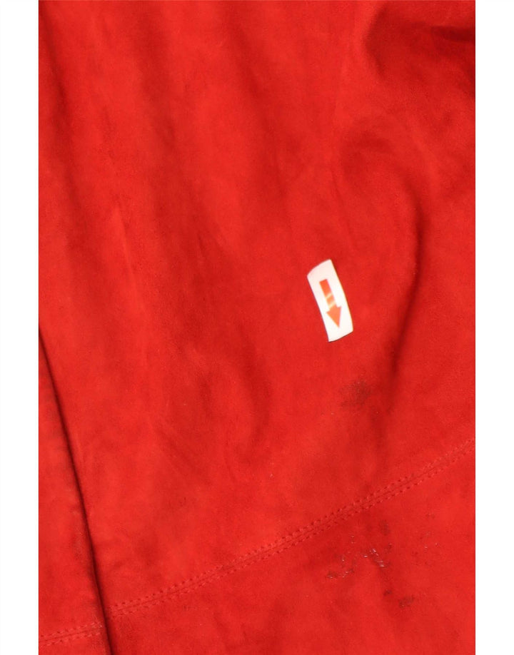 Camasa de piele intoarsa pentru femei Conbipel IT 44 Medium Red Piele
