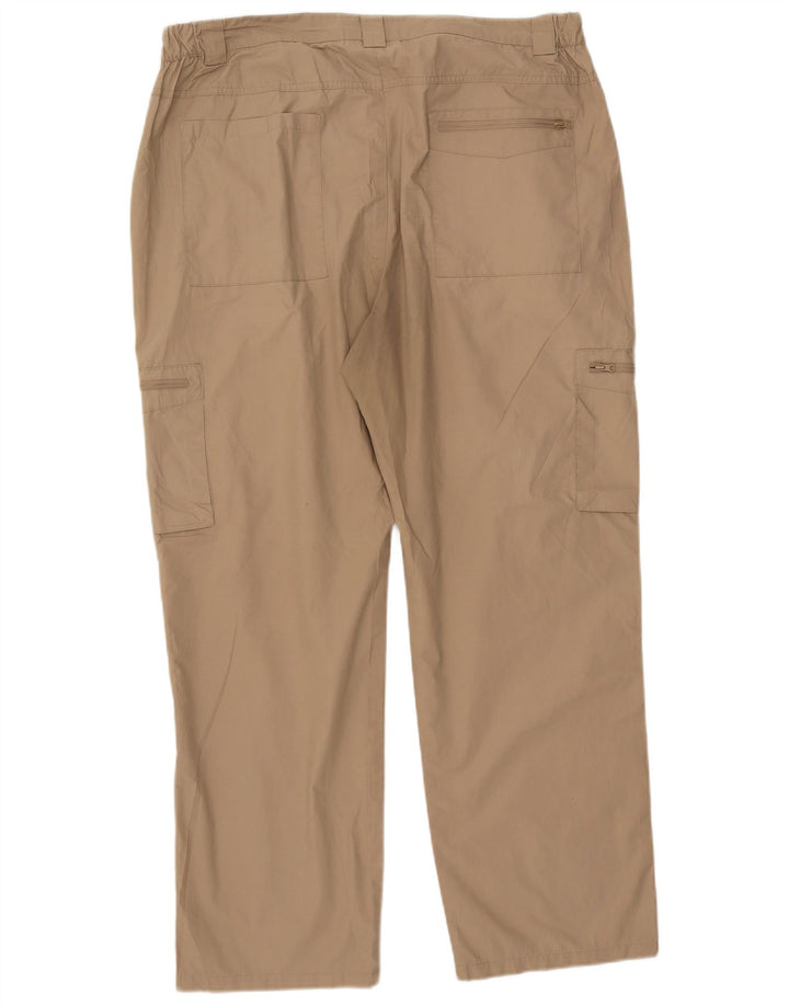 Pantaloni cargo drepti pentru bărbați Mountain Warehouse L40 L29 poliester bej
