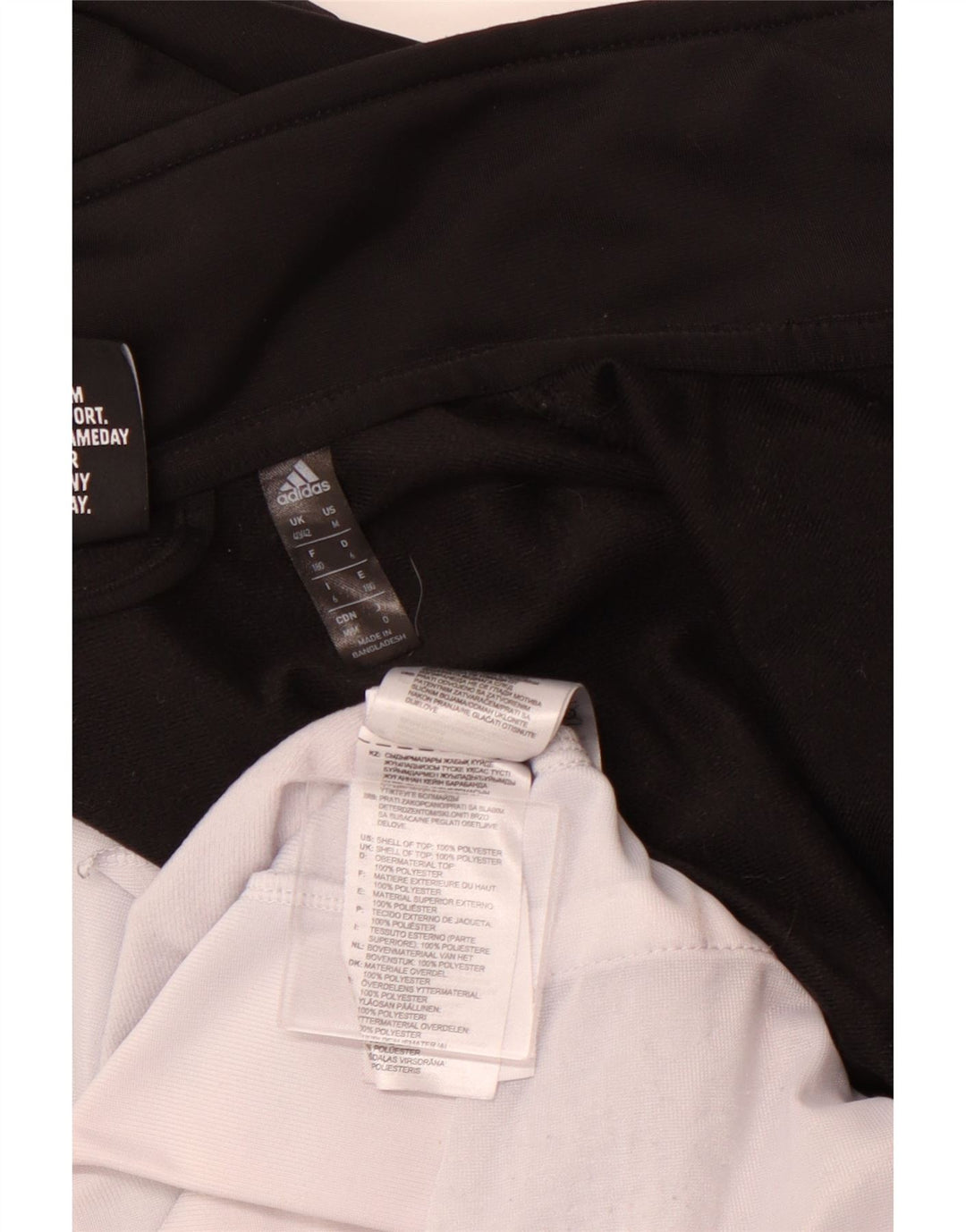 Jachetă de trening pentru bărbați ADIDAS UK 40/42 Medium Black Colorblock