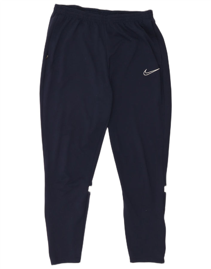 Pantaloni de trening Nike Dri Fit pentru bărbați, mari, albastru, poliester