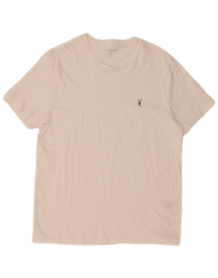 Tricou pentru bărbați All Saints Top mare din bumbac alb
