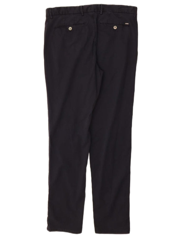 MASSIMO DUTTI Pantaloni Chino Slim Fit pentru bărbați EU 44 Large W34 L32 Bleumarin