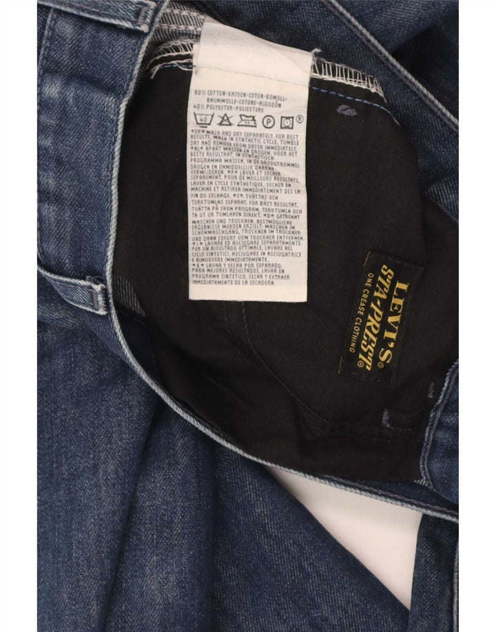 Blugi drepți distressed pentru bărbați Levi's W33 L34 Bumbac albastru