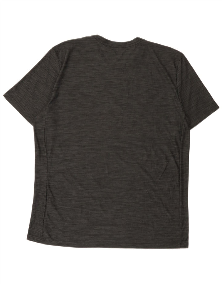 Tricou Nike Dri Fit pentru bărbați Top mare, gri, poliester cu pături