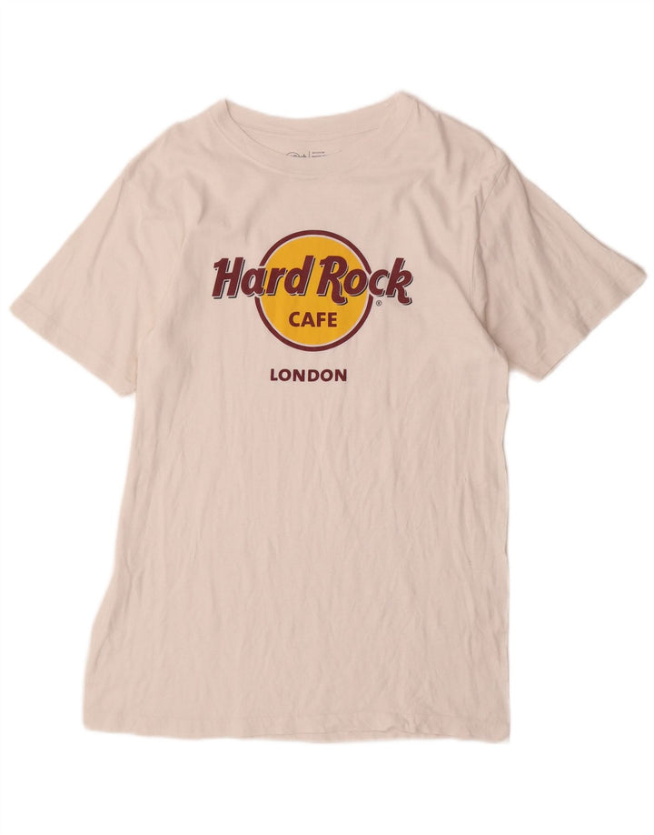 HARD ROCK CAFE Tricou grafic London pentru bărbați Top, mediu, alb, bumbac