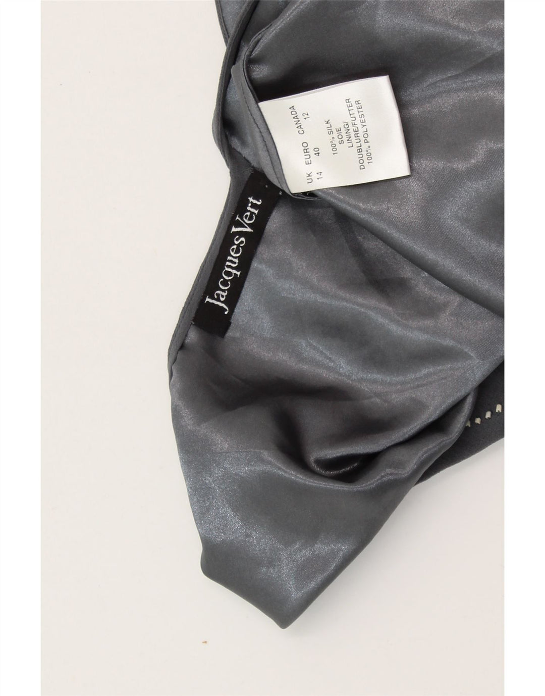 Rochie maxi fără mâneci pentru femei JACQUES VERT UK 14 mare, gri, mătase florală