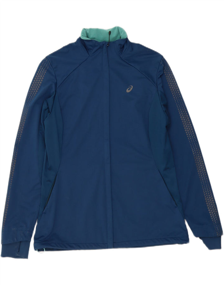 Jachetă de trening pentru femei ASICS UK 18 XL bleumarin