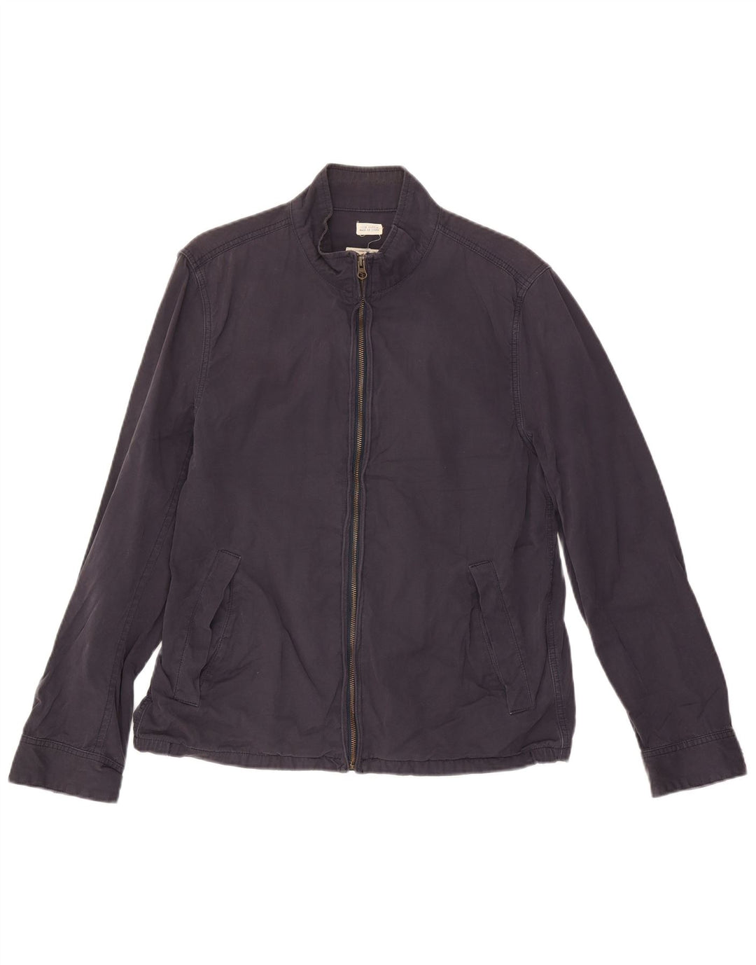 J. Crew Bomber Jacket pentru bărbați UK 38 Medium Bleumarin Bumbac