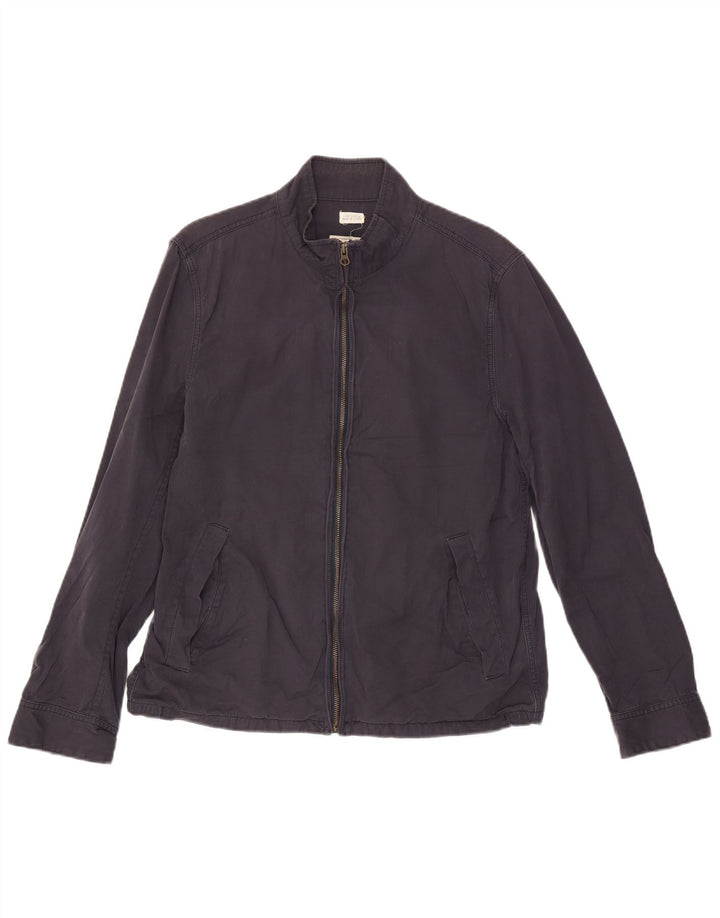 J. Crew Bomber Jacket pentru bărbați UK 38 Medium Bleumarin Bumbac