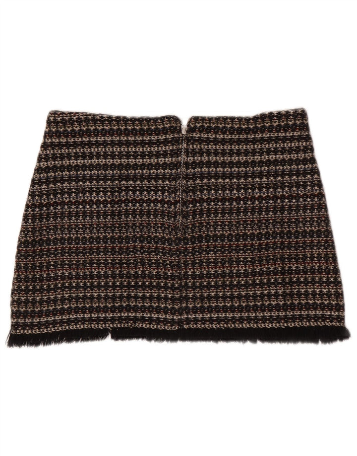 Fusta Mini Trafaluc pentru Dama Zara Mediu W28 Negru Dungi