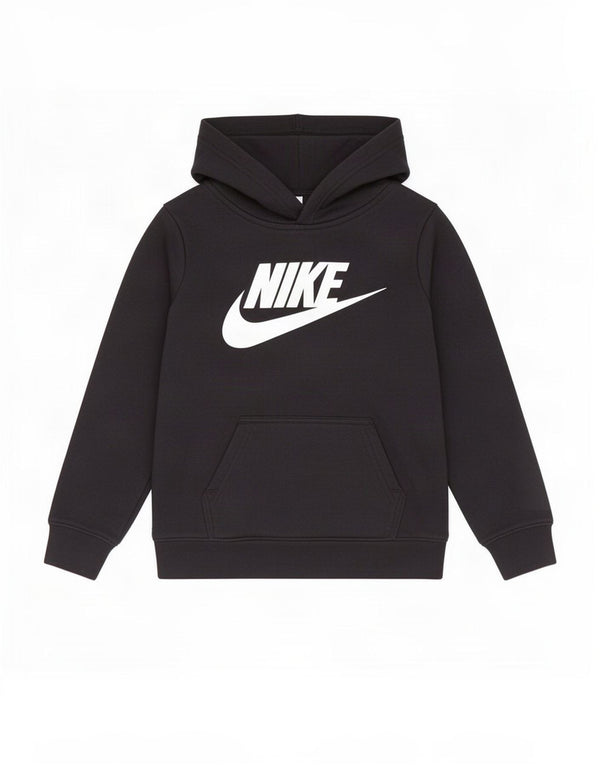 Pulover Nike pentru băieți cu capota grafic 3-4 ani XS bumbac negru
