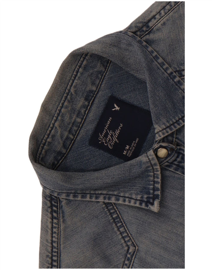 Cămașă din blugi pentru femei American Eagle Outfitters UK 14 Medium Blue