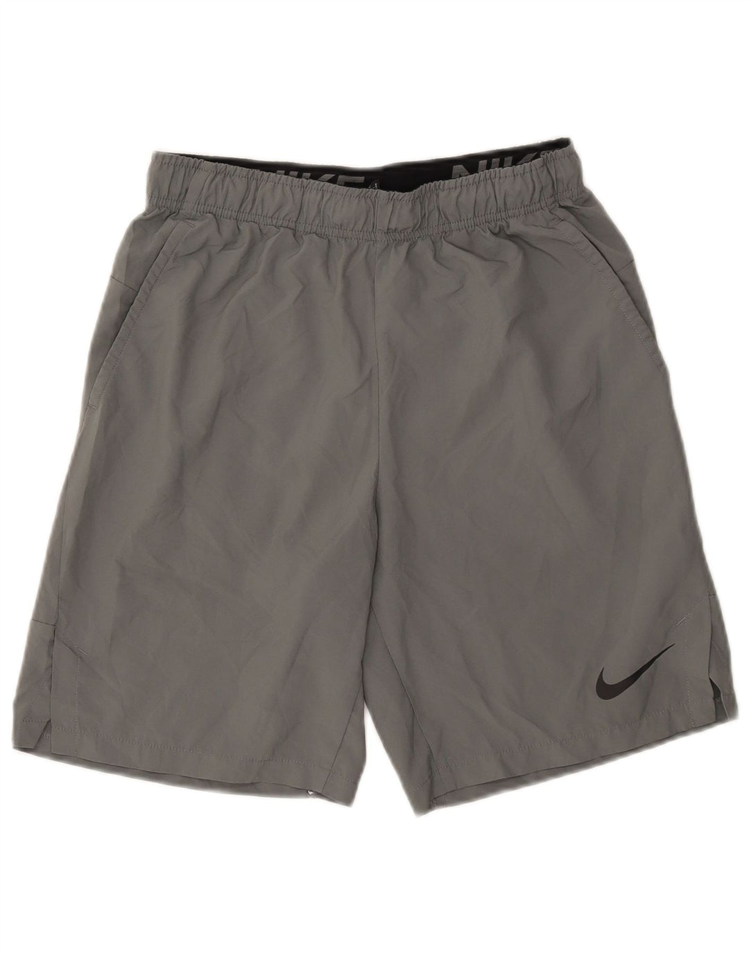 Pantaloni scurți sport Nike Dri Fit Standard Fit pentru bărbați, mici, gri, poliester