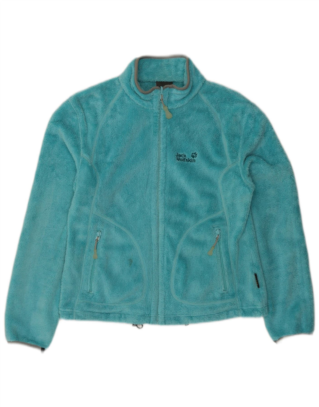 Jack Wolfskin Jachetă polară pentru femei UK 14 Poliester albastru mediu