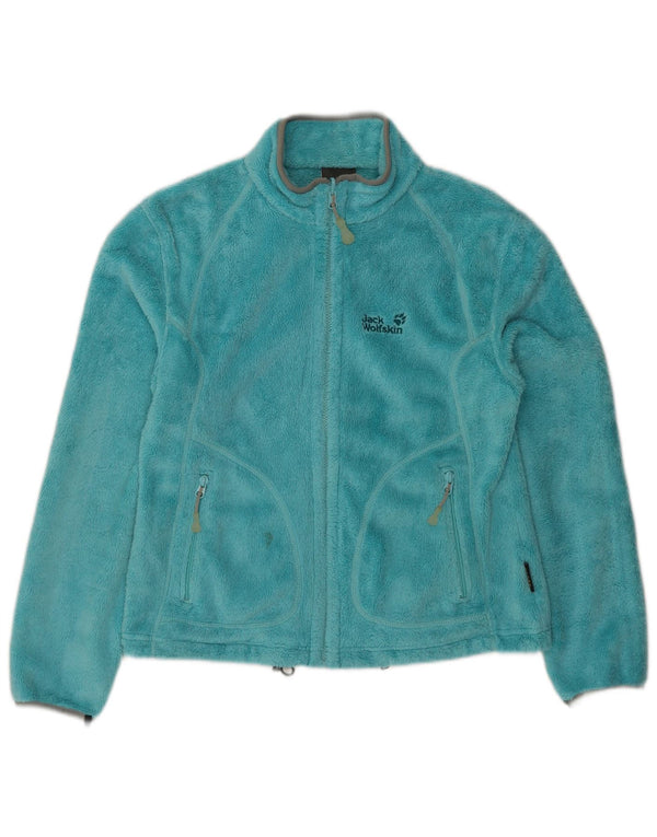 Jack Wolfskin Jachetă polară pentru femei UK 14 Poliester albastru mediu