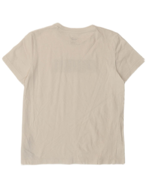 Tricou grafic Puma Băieți Top 13-14 Ani Bumbac Alb