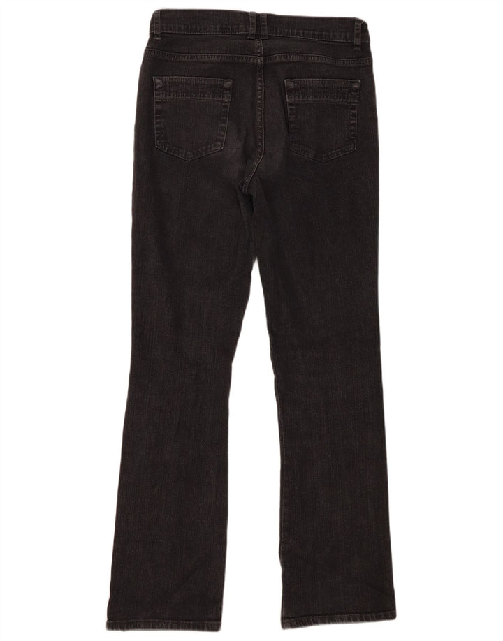 Blugi Bootcut pentru femei Marks & Spencer UK 10 Small W30 L29 Bumbac negru