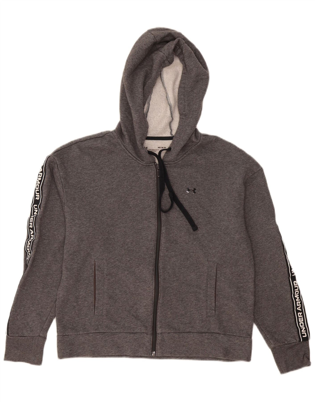 Pulover Under Armour pentru femei, cu fermoar, UK 14, gri mediu