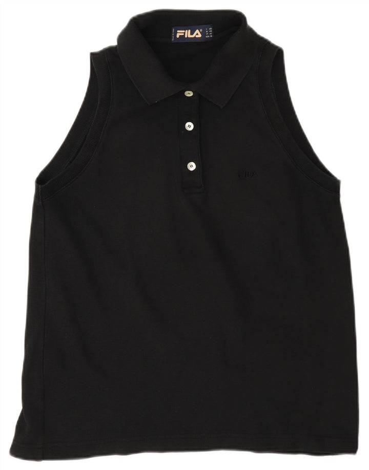 Tricou polo fără mâneci Fila IT 46 Large Negru