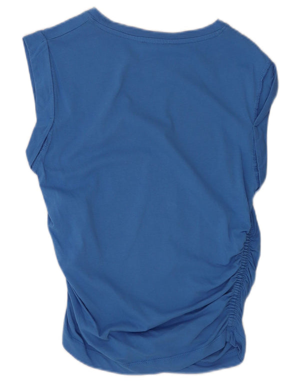 Bluză fără mâneci pentru femei Zara UK 10 Small Blue