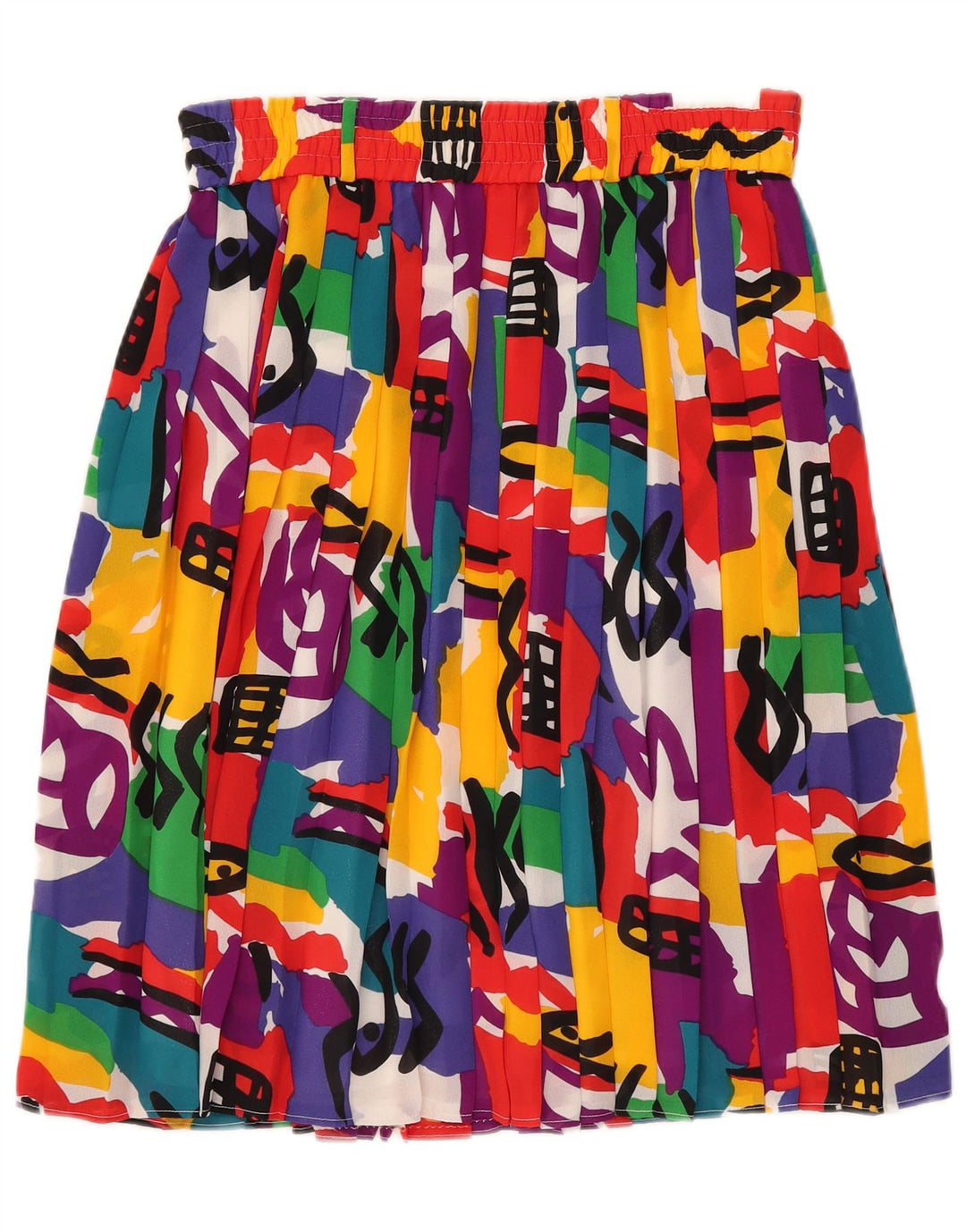Fustă Plisată Femei Divina EU 40 Medium W34 Multicolor Geometric