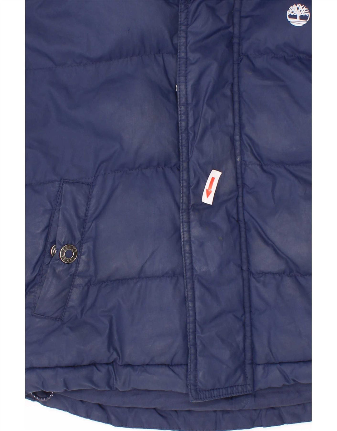 Jachetă căptușită cu glugă Timberland pentru băieți 4-5 ani poliester bleumarin