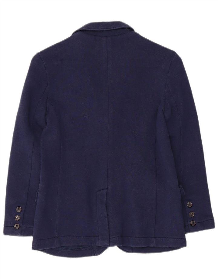 Jachetă Polo Ralph Lauren pentru băieți, cu 2 nasturi, 6-7 ani, bumbac bleumarin