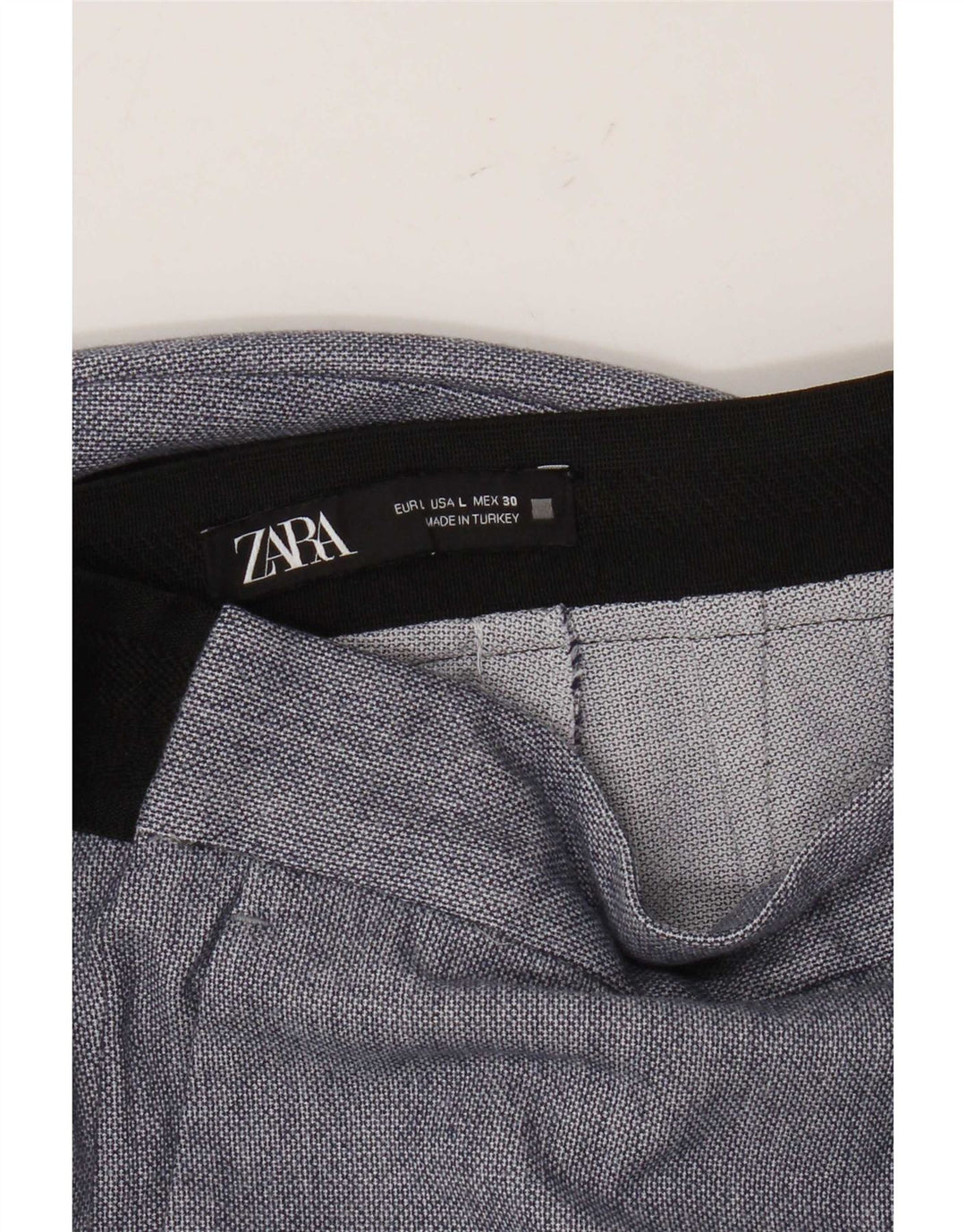 Pantaloni chino obișnuiți pentru femei Zara L30 L27 Albastru