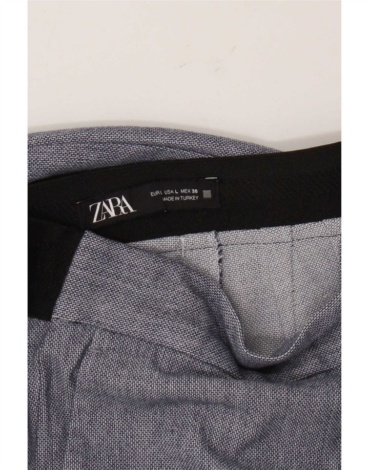 Pantaloni chino obișnuiți pentru femei Zara L30 L27 Albastru