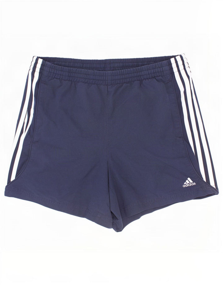 Pantaloni scurți sport pentru băieți Adidas 15-16 ani, bleumarin, poliester