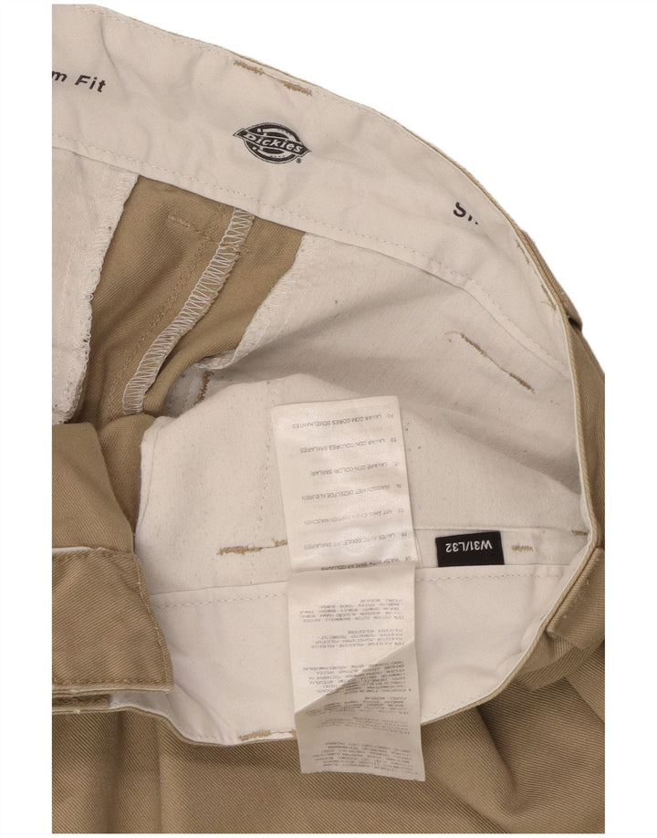Pantaloni scurți chino slim pentru bărbați Dickies W31 poliester mediu bej