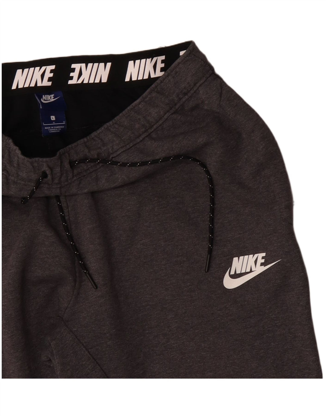 Pantaloni de trening Nike pentru bărbați Joggeri mari, gri, bumbac