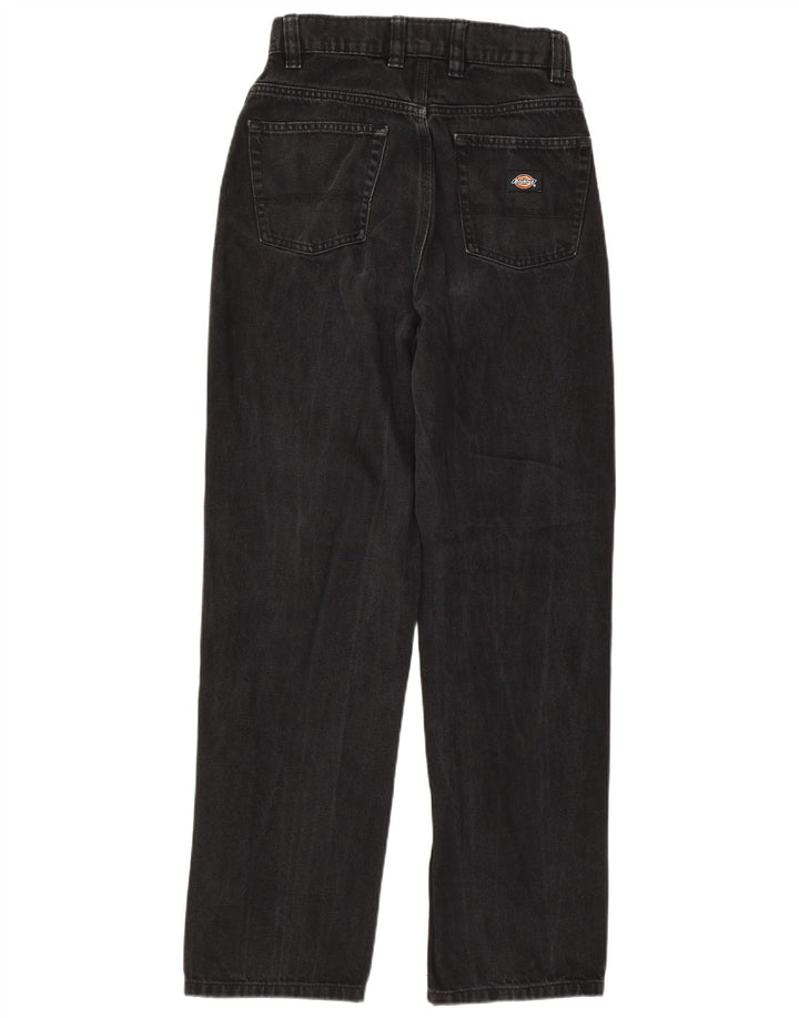 DICKIES Blugi drepti pentru femei W27 L30 bumbac negru