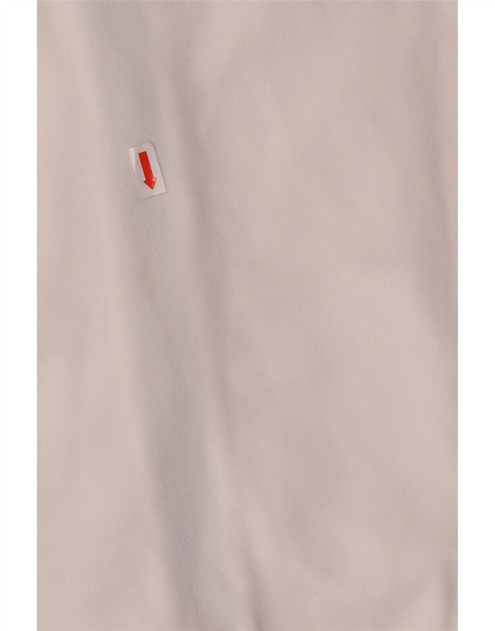 Jachetă de top pentru trening grafic KAPPA pentru fete 11-12 ani mic alb