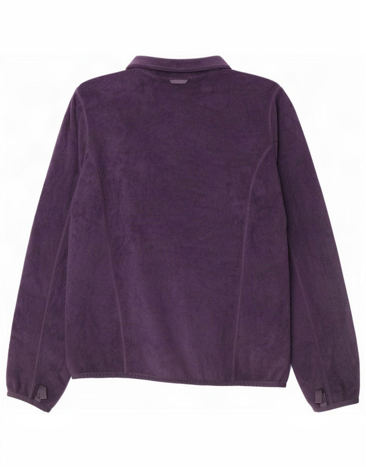 The North Face Womens Liner Fleece Jacket UK 10 Small Purple Poliester
