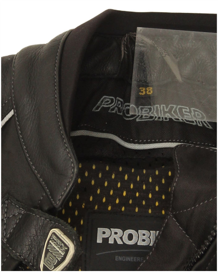 Jachetă Probiker Crop Racer pentru femei EU 38 Medium Black Colorblock