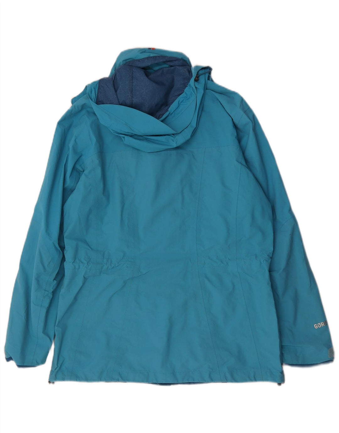 Jachetă de ploaie supradimensionată cu glugă pentru femei Berghaus UK 10 Small Blue Nylon