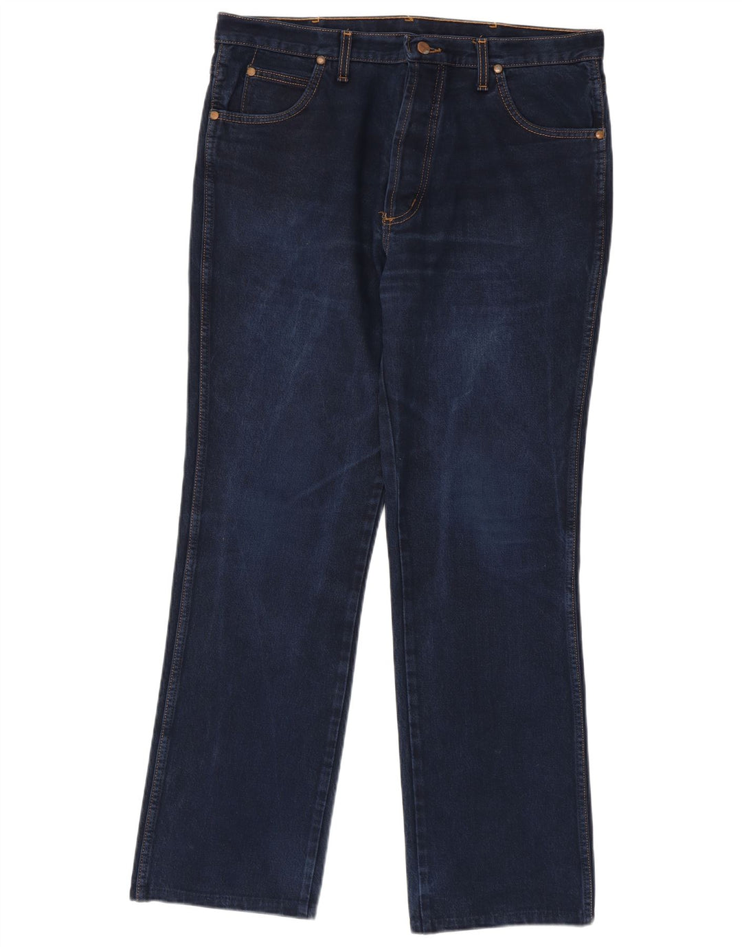 Blugi drepți Wrangler Evolution pentru bărbați W36 L32 Bumbac bleumarin