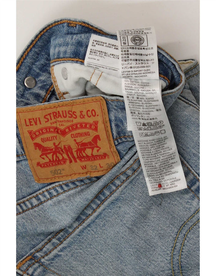 Blugi drepti 502 pentru femei Levi's W32 L27 Bumbac albastru