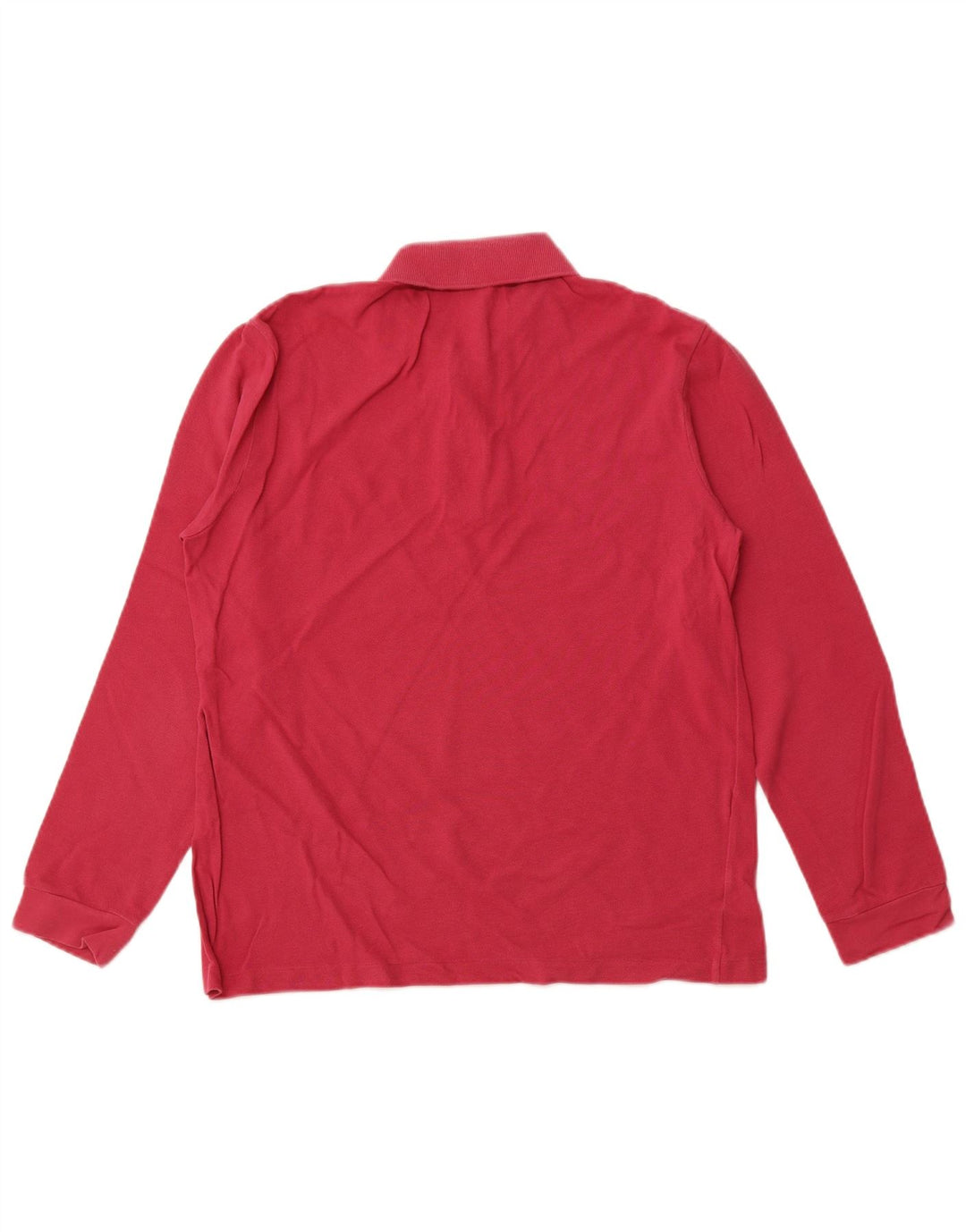 Tricou polo cu mânecă lungă pentru bărbați LACOSTE Mărimea 3 Bumbac roz mic