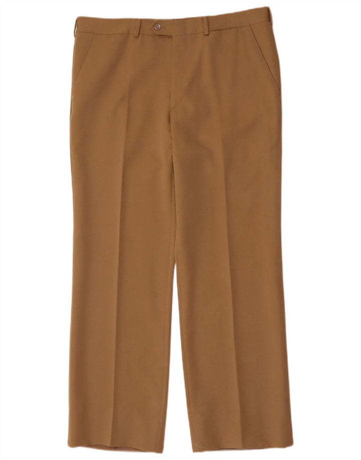 Pantaloni drepți pentru bărbați vintage W36 L30 bej