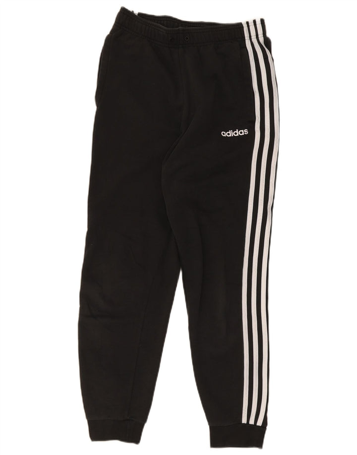 Pantaloni de trening Adidas pentru bărbați Pantaloni de jogging Mici Bumbac Negru