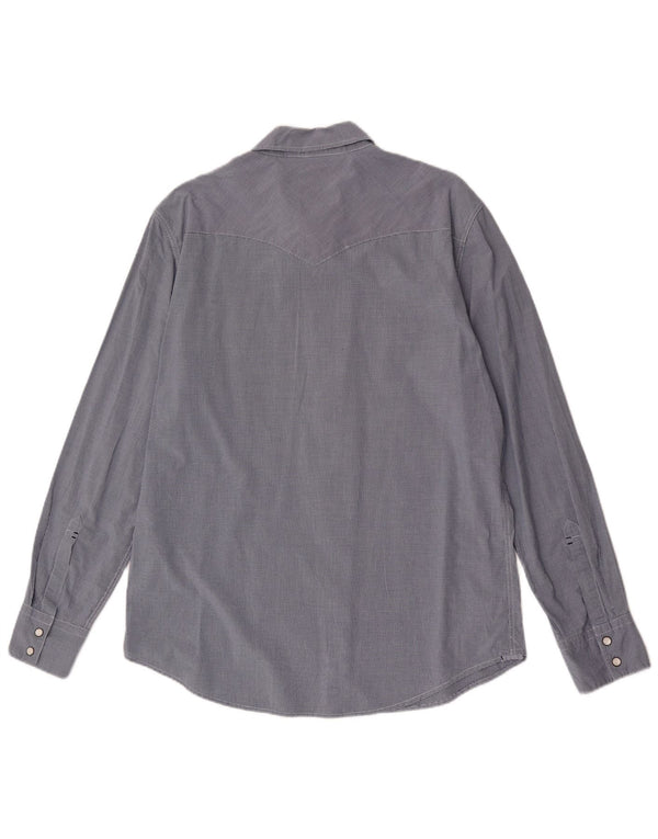 Cămașă pentru bărbați Levi's Slim Fit, mare din bumbac vichy, albastru bleumarin